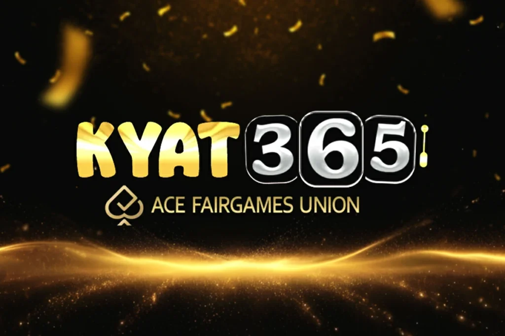 Kyat3651 official logo with dark background and gold spark effects